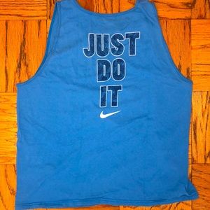 Blue Nike tank